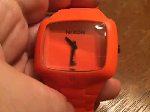 Nixon Rubber Player Yes It s Real Orange Men s Watch W New