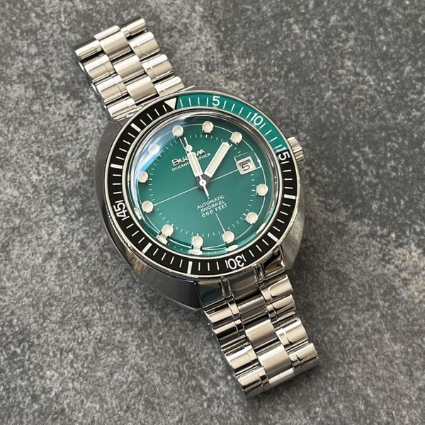 bulova devil diver green