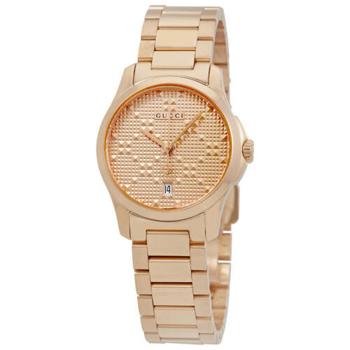 Gucci g store timeless rose gold