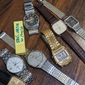 セイコー 5E31-6040 年差±20秒 クオーツ Seiko Quartz 5E31-6040 Vintage Mens Watch Authentic/ case no