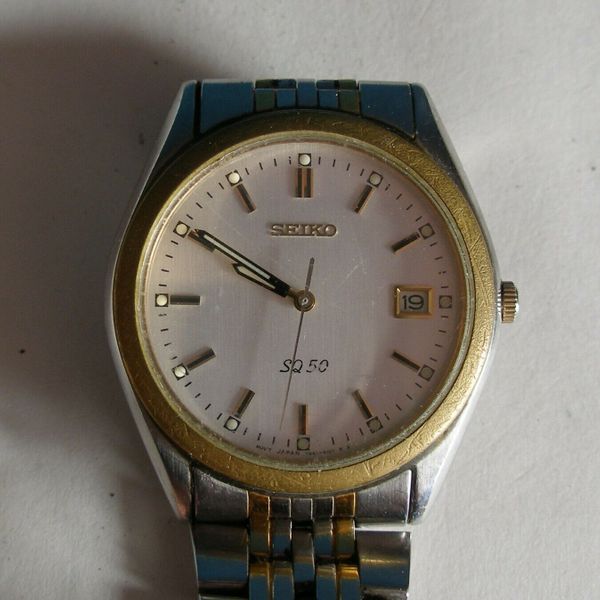 SEIKO 7N42-8070 SQ50 quartz wristwatch - new battery | WatchCharts
