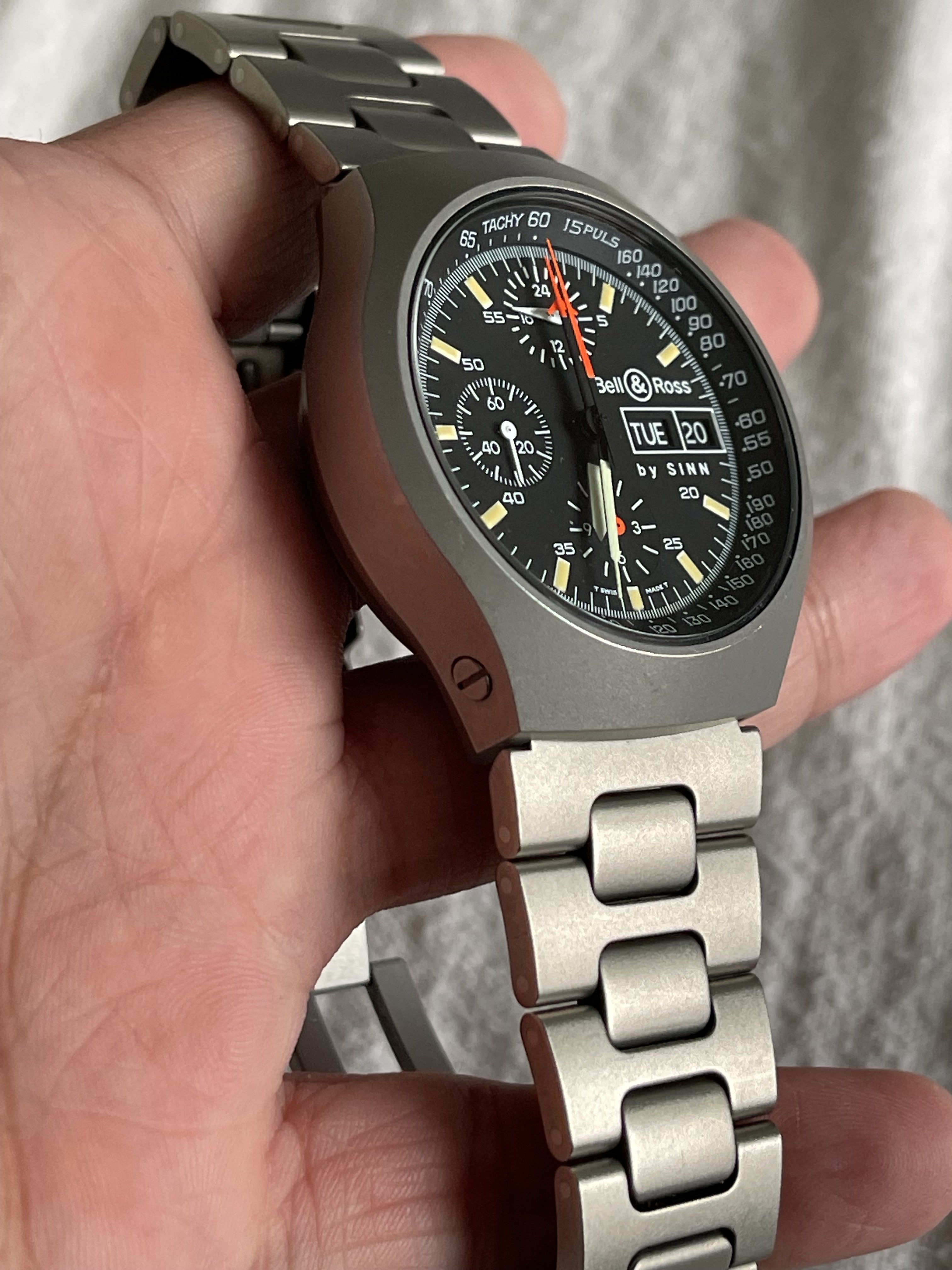 FSOT Bell Ross by Sinn Space 2 Titanium Chronograph Lemania 5100