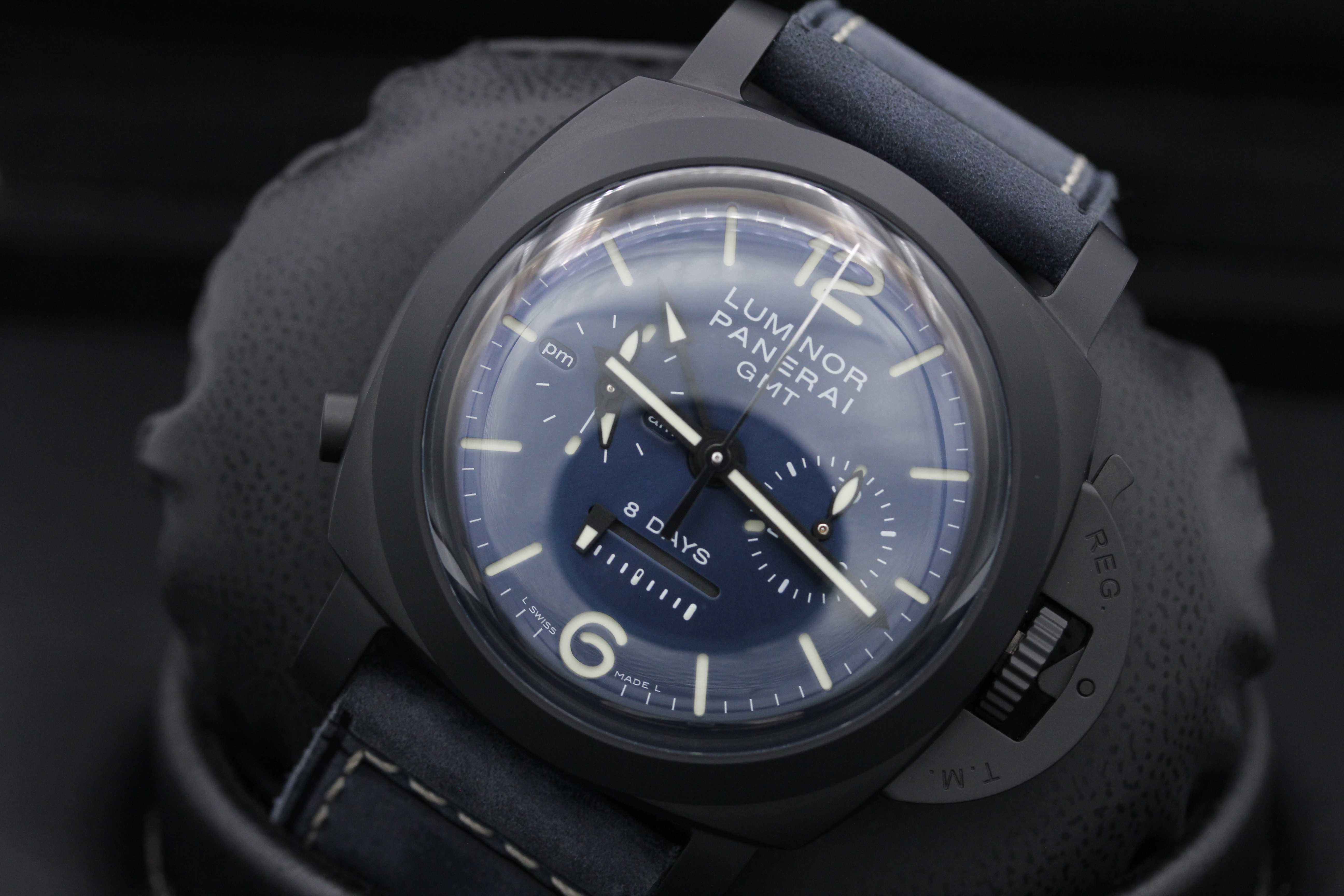 FSOT Panerai Luminor Monopulsante GMT Blu Notte PAM 1135 44mm