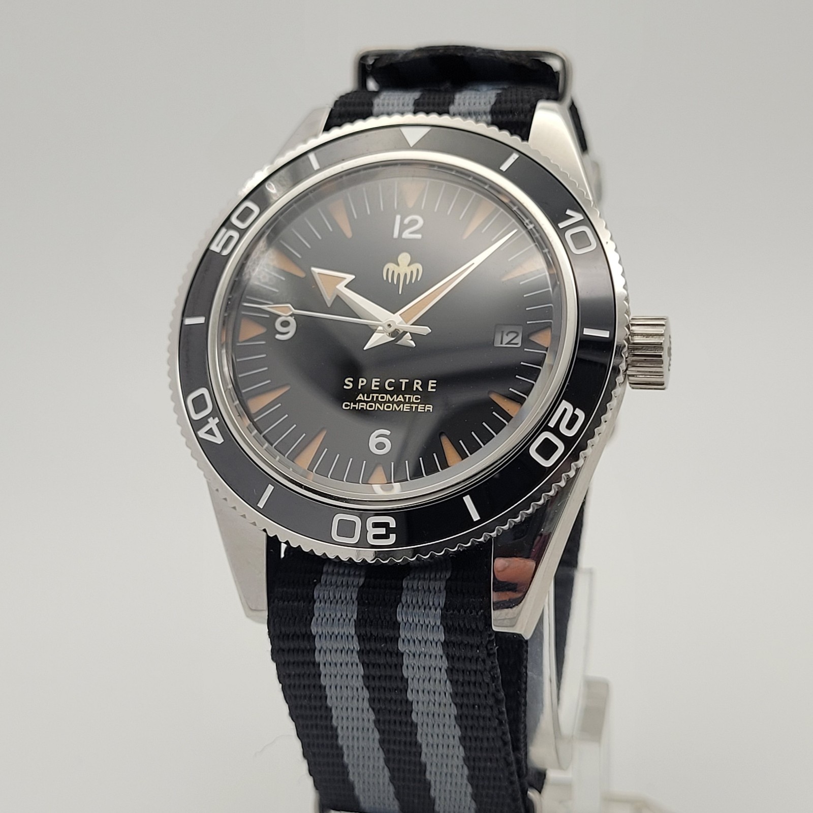 Ltd Ed James Bond Divers 'SPECTRE' Watch Seiko TMI NH35 Automatic