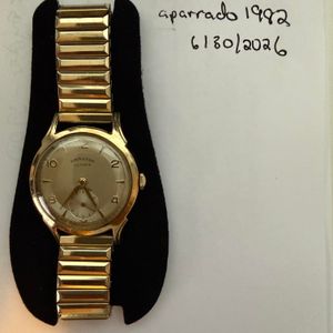 Vintage Hamilton 6172 Watch Registered Edition Gold Tone 15 Jewels