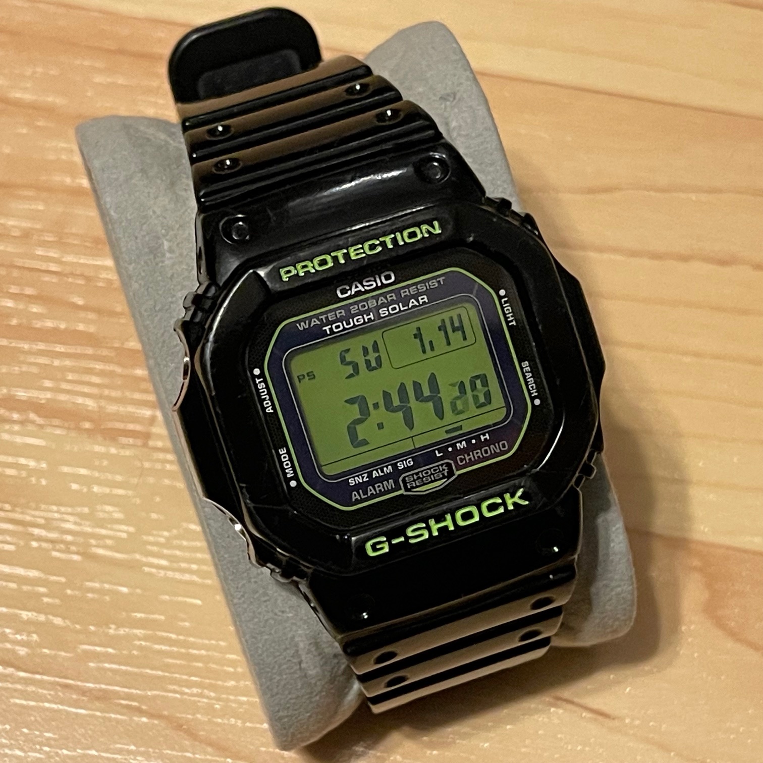 WTS] Casio G-Shock G-5600B-1 “Zombie” Tough Solar Atomic Square