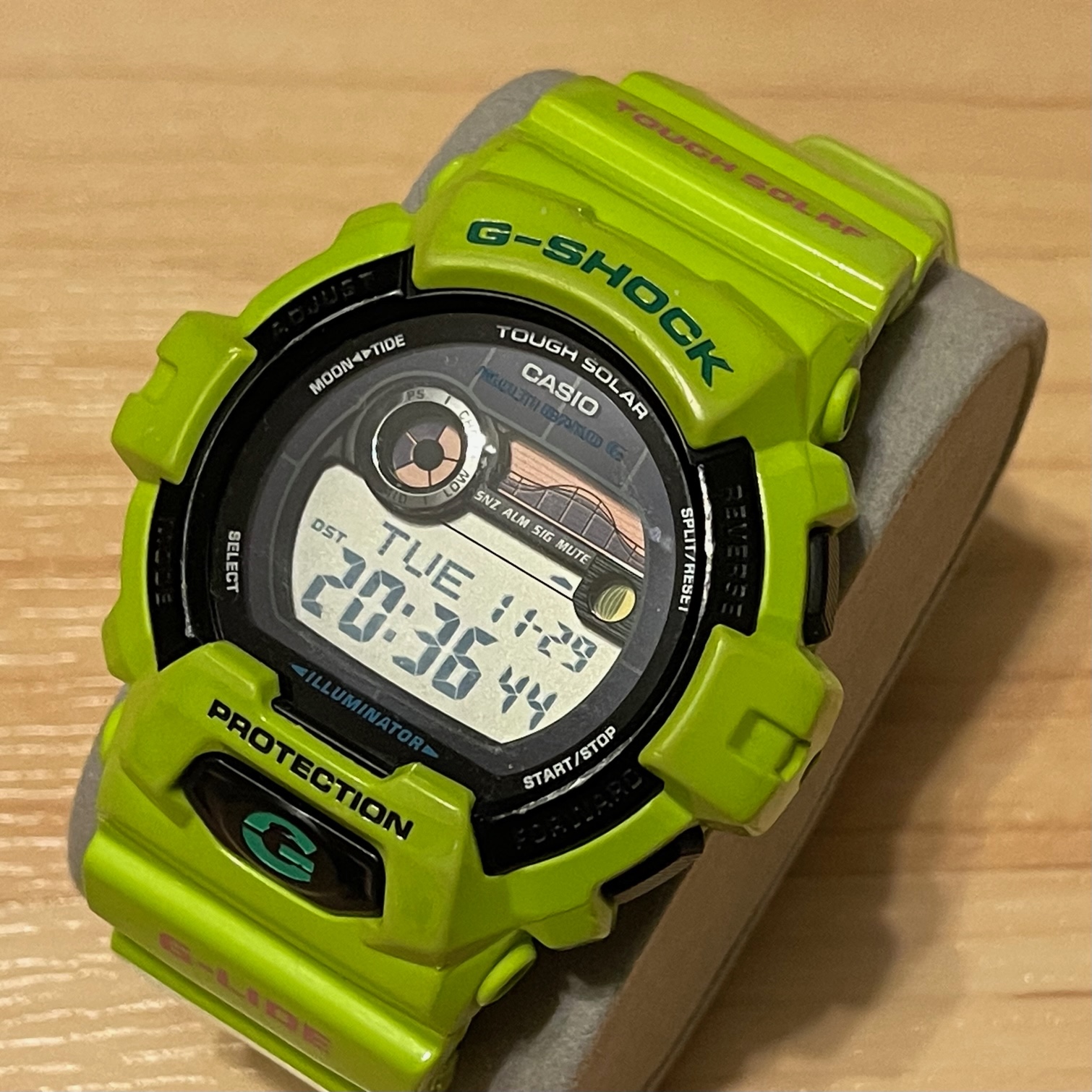 WTS] Casio G-Shock GWX-8900C-3 G-Lide Tough Solar Atomic Multiband 6 Lime  Green Digital Watch | WatchCharts Marketplace