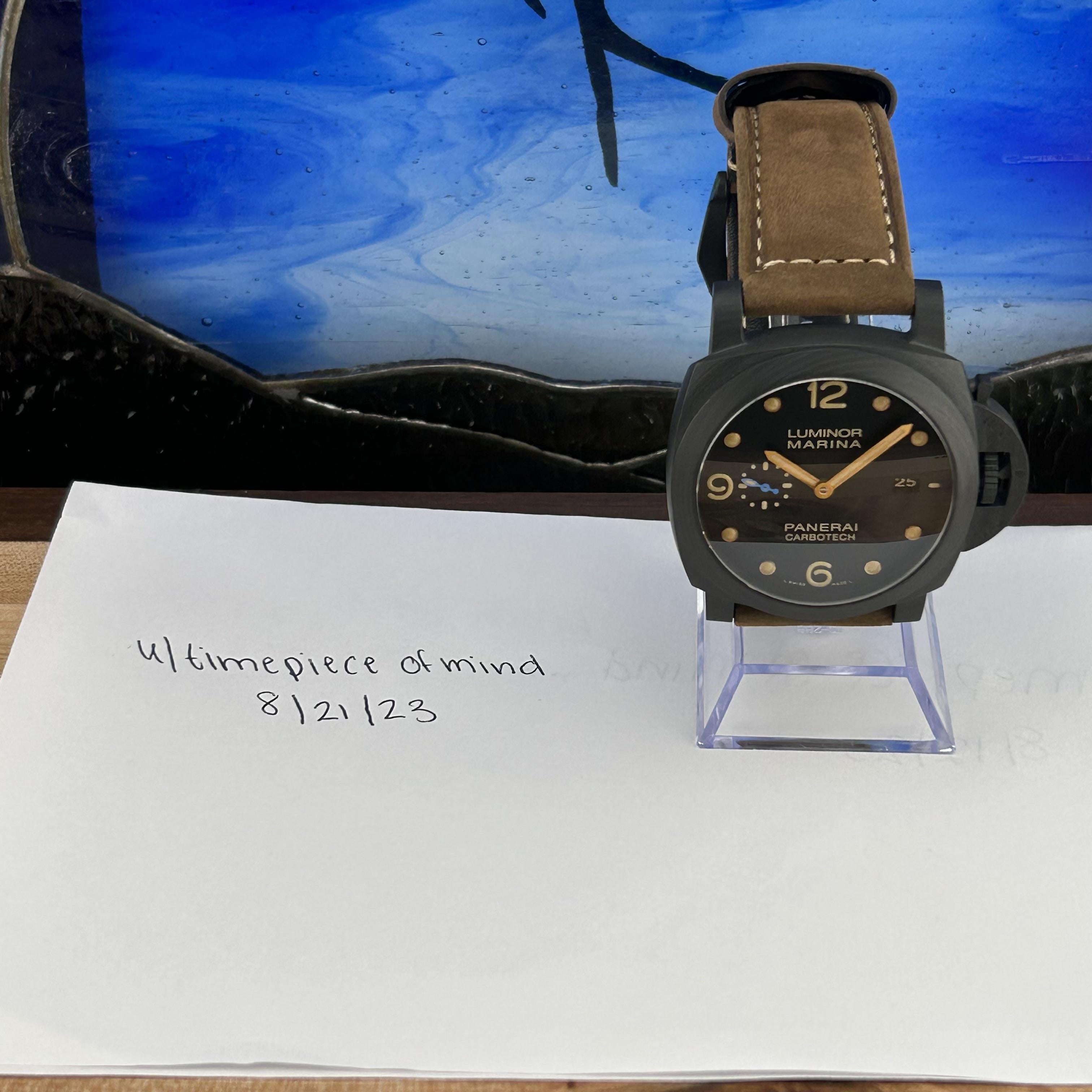 WTS Panerai PAM00661 Carbotech Luminor Marina 1950 3 Days 44mm