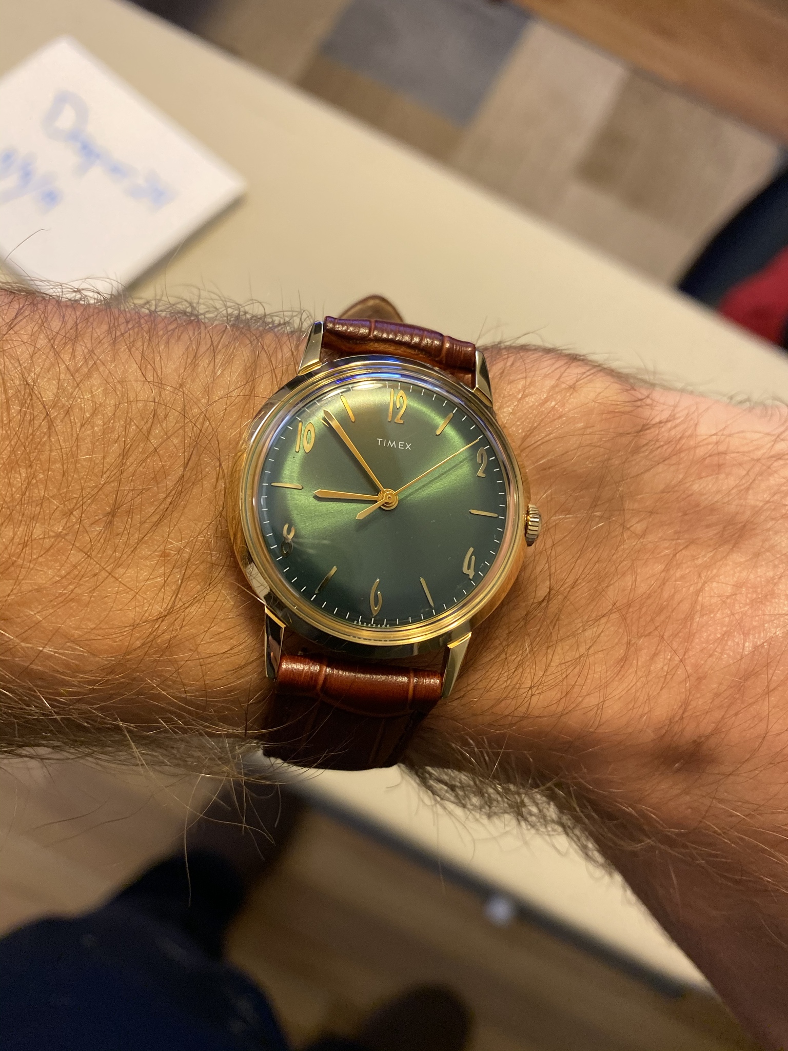 WTS Timex Marlin reissue Todd Snyder Olive Green WatchCharts