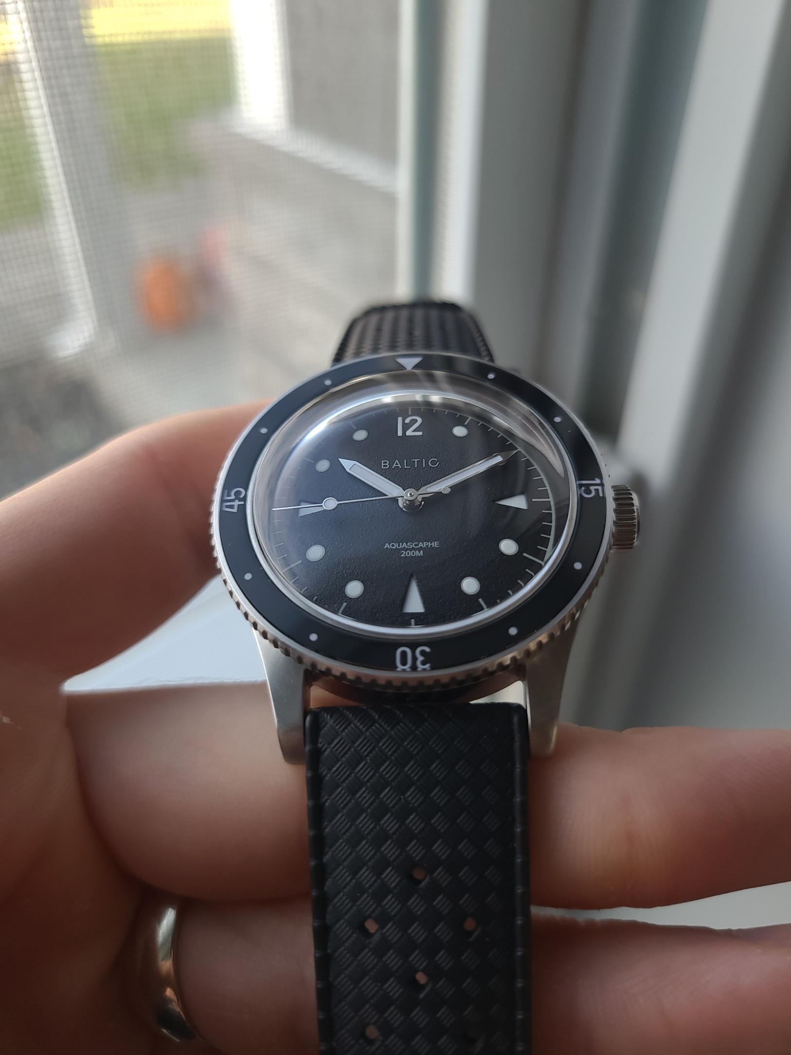 WTS Baltic Aquascaphe Black and Silver WatchCharts Marketplace