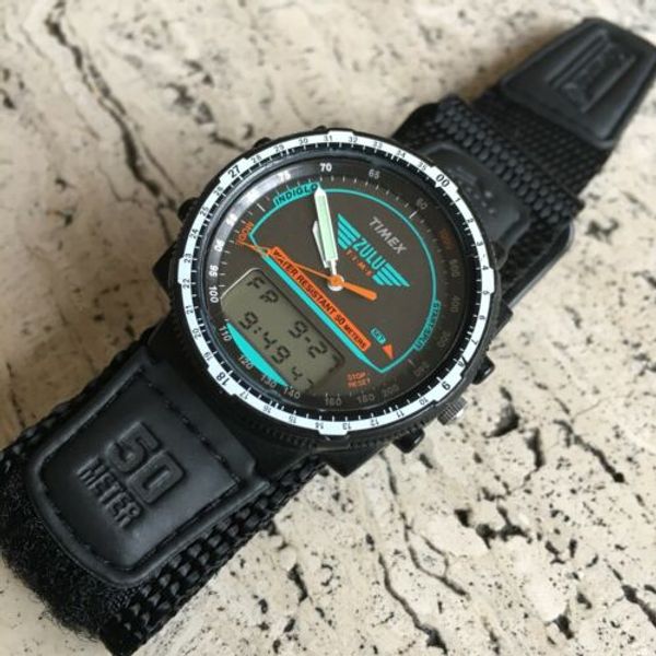 Rare Vintage TIMEX “Zulu Time” Analog Digital Watch WatchCharts