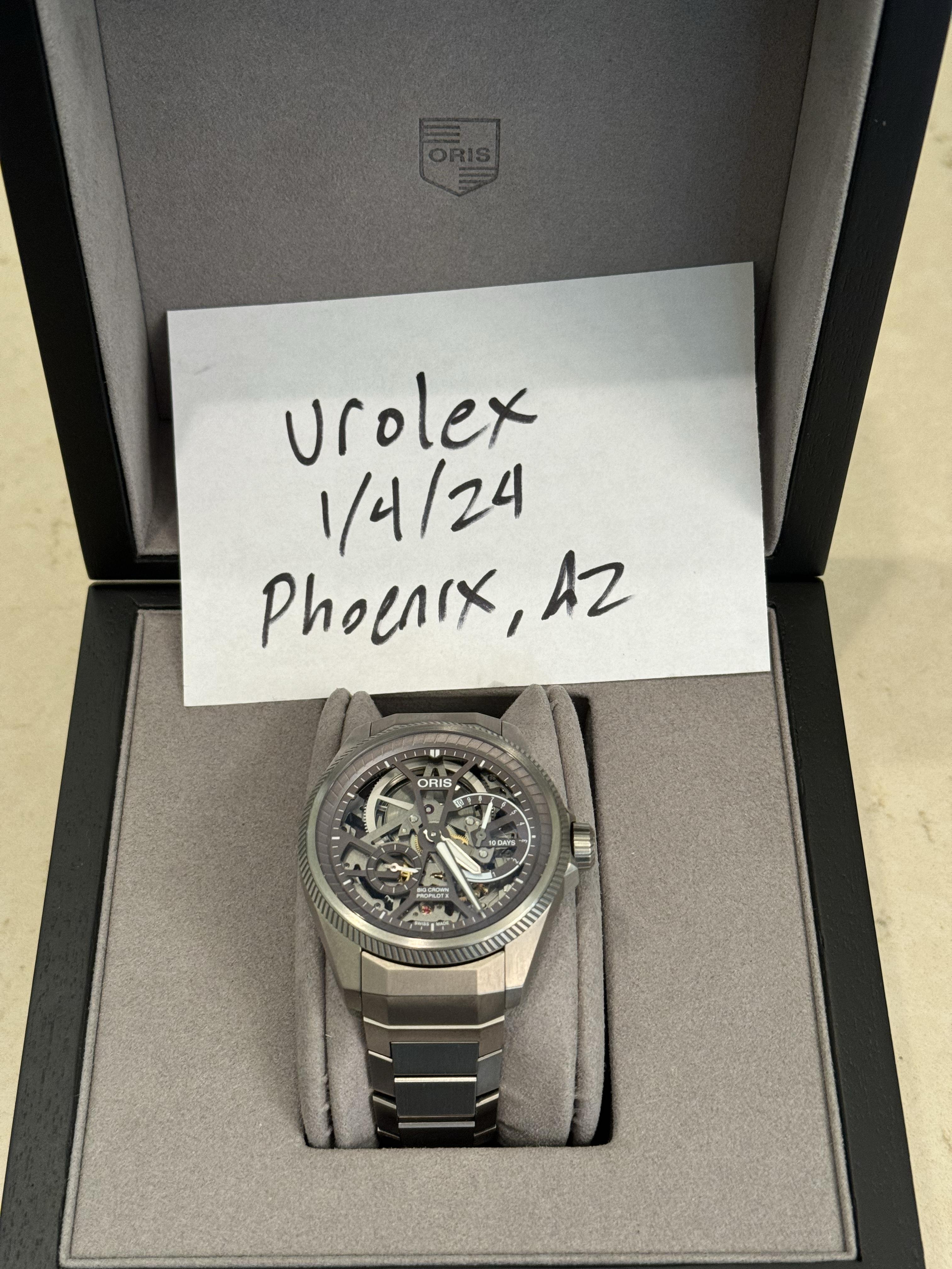 FS Oris ProPilot X Calibre 115 WatchCharts Marketplace