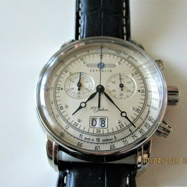 Zeppelin 7690-1 Herren Chronograph 100 Jahre, Stahlgehäuse,Datum ...