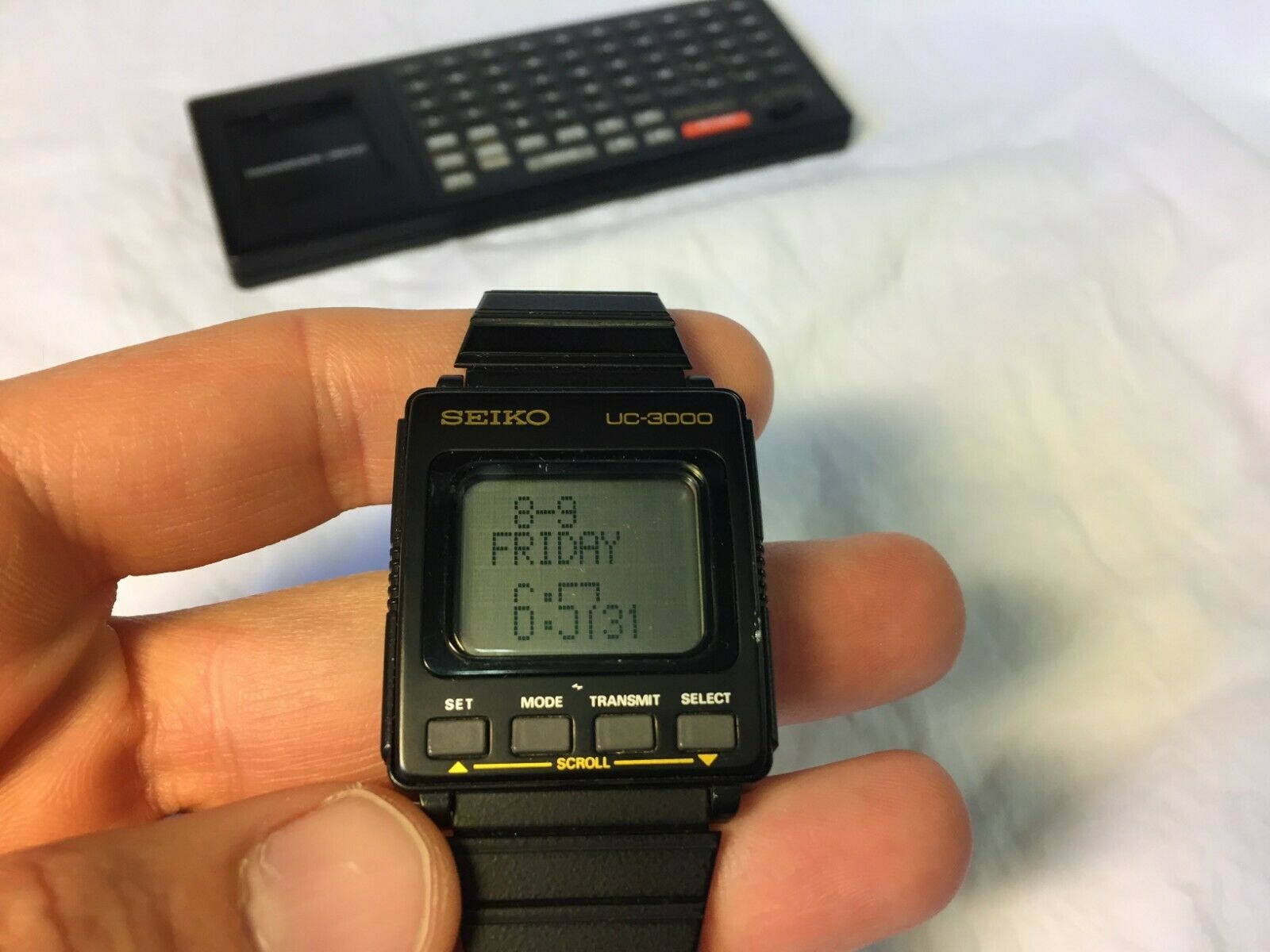 Seiko UC-3000 & UC-3100 Wrist Computer Vintage Digital Watch