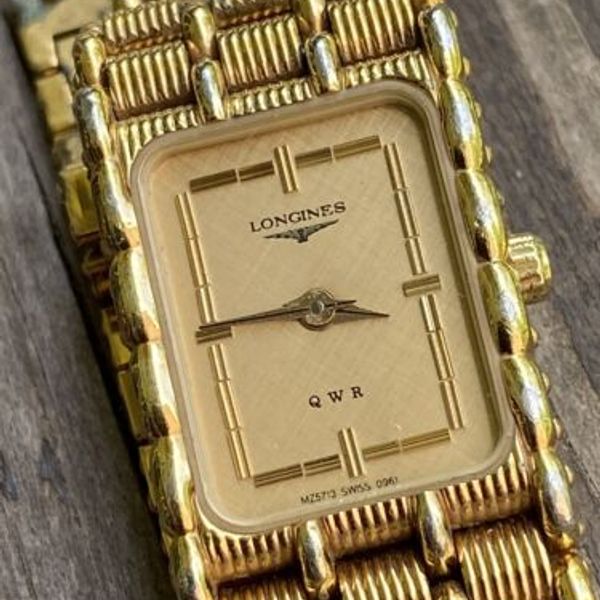 Vintage LONGINES QWR Gold Plated MZ5713 Swiss 0961 Ladies Watch