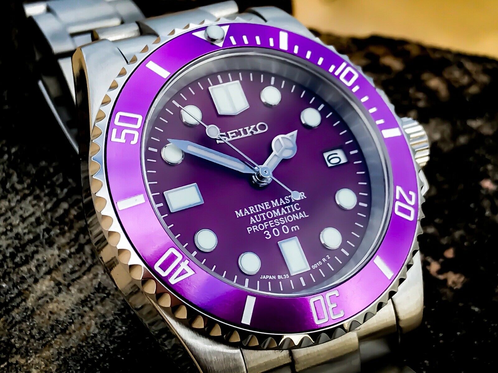 New Jadeion Designed Purple Mariner 40 (Seiko NH35A Movement) Automatic  Watch | WatchCharts