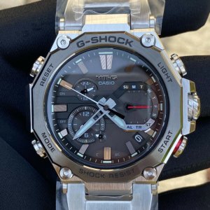 Casio G Shock Mtg Mtgb00d 1a Steel Black Bezel Bluetooth Solar Watch New Watchcharts