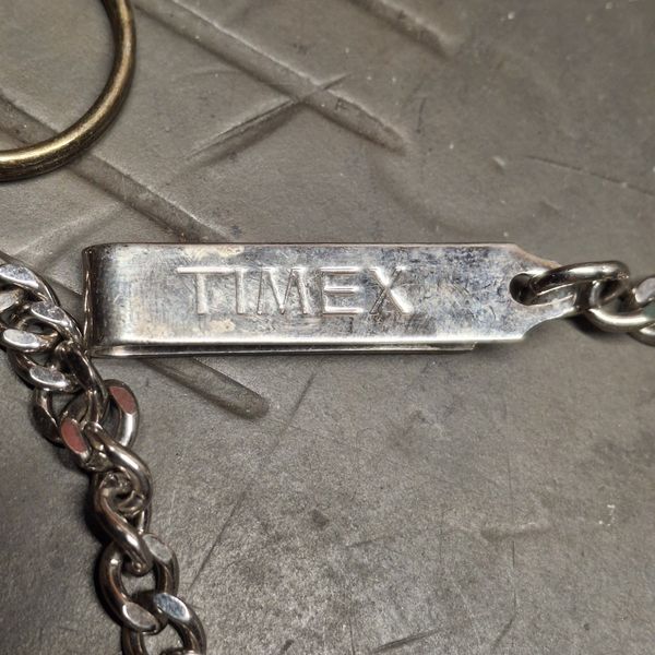 Timex Pocket Watch Chain Silver Tone Vintage Mens Classic | WatchCharts ...