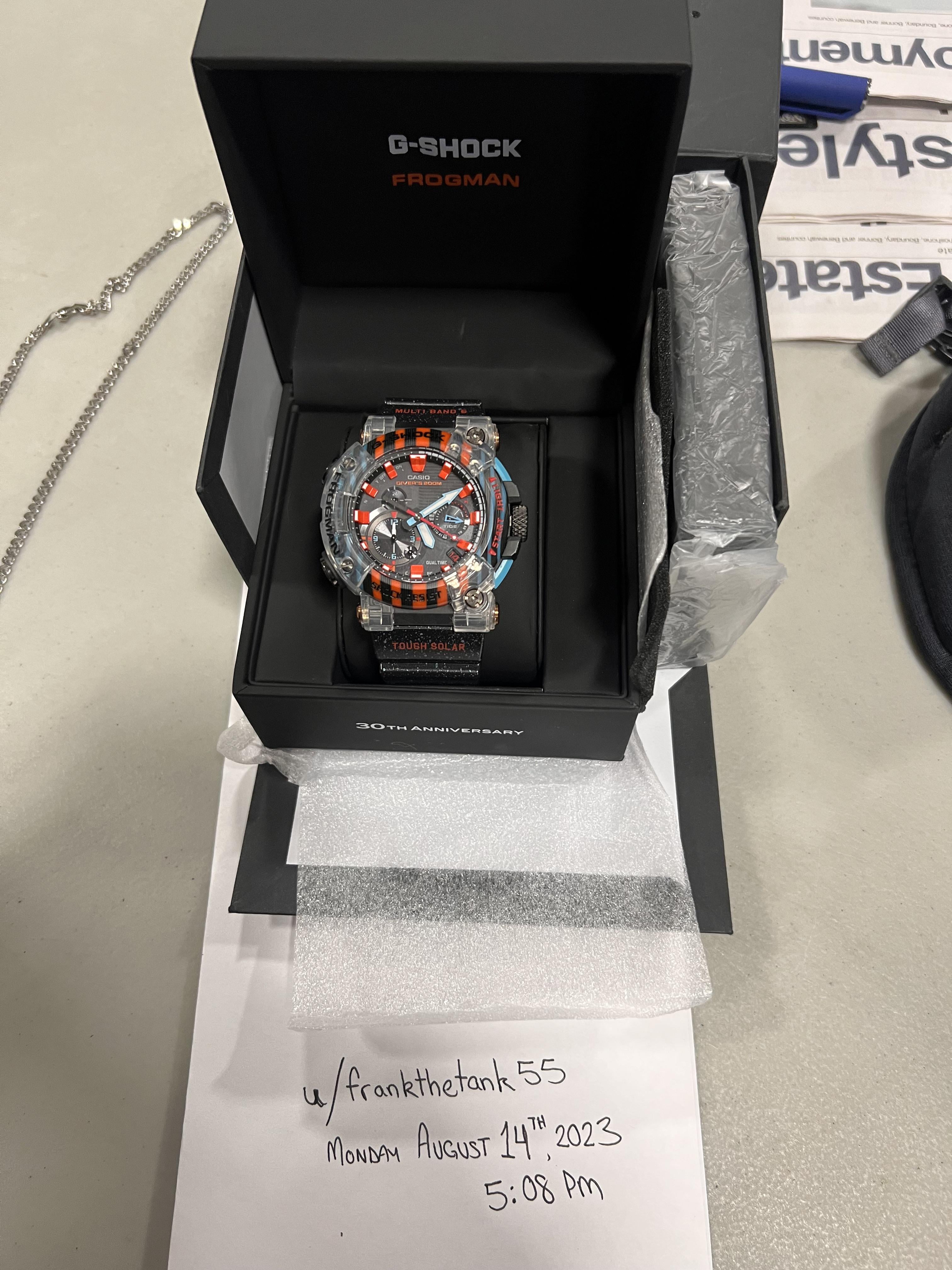 WTS] G-SHOCK FROGMAN 30th Anniversary, Poison Dart Frog ref: GWF