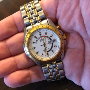 WTS] Seiko Kinetic Sports 50 Two-Tone Dress Watch 1997 | WatchCharts