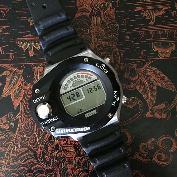 Bism Bridgestone Dive Demo Digital Diver Watch Dive Computer Steel