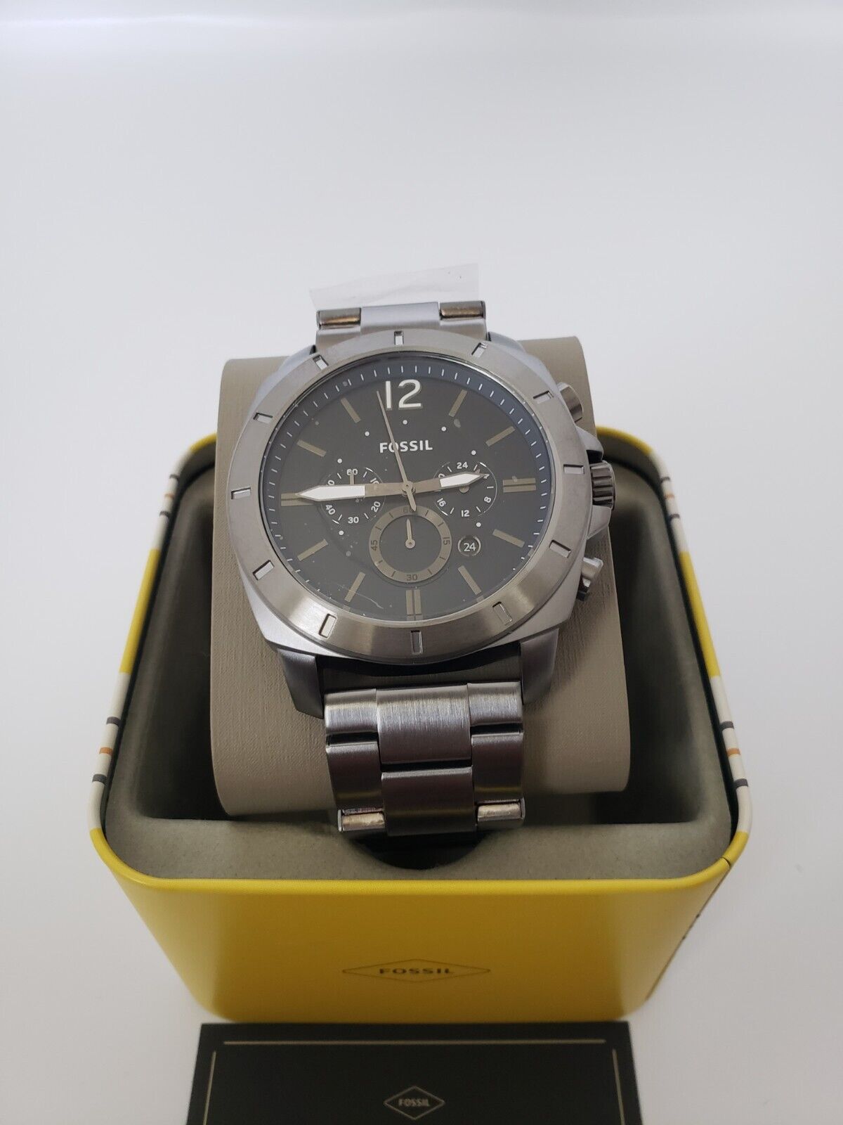 Fossil watch dark on sale blue