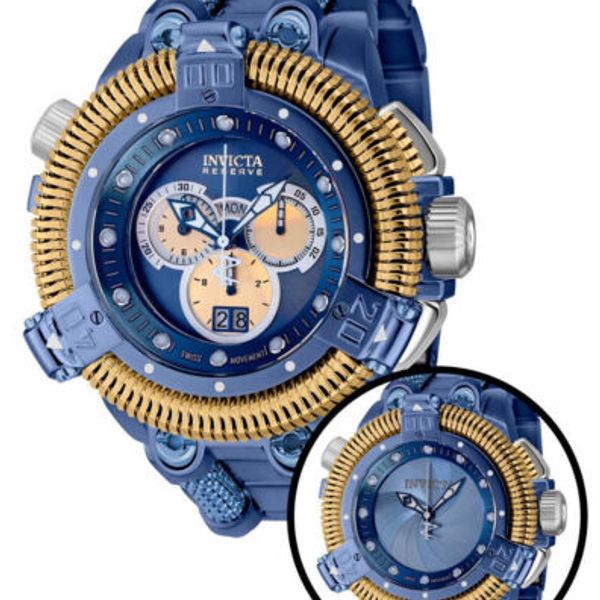 Model 40572. Invicta King Python Shutter Men's Watch - 50mm, Dark Blue ...