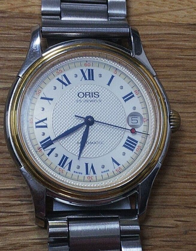 Oris Men s Wristwatch 7375 Automatic Casual Antique Japan USED