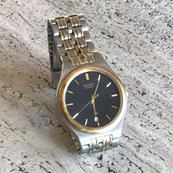 Vintage SEIKO SQ 5Y22-7039 Two-Tone Quartz Watch | WatchCharts Marketplace