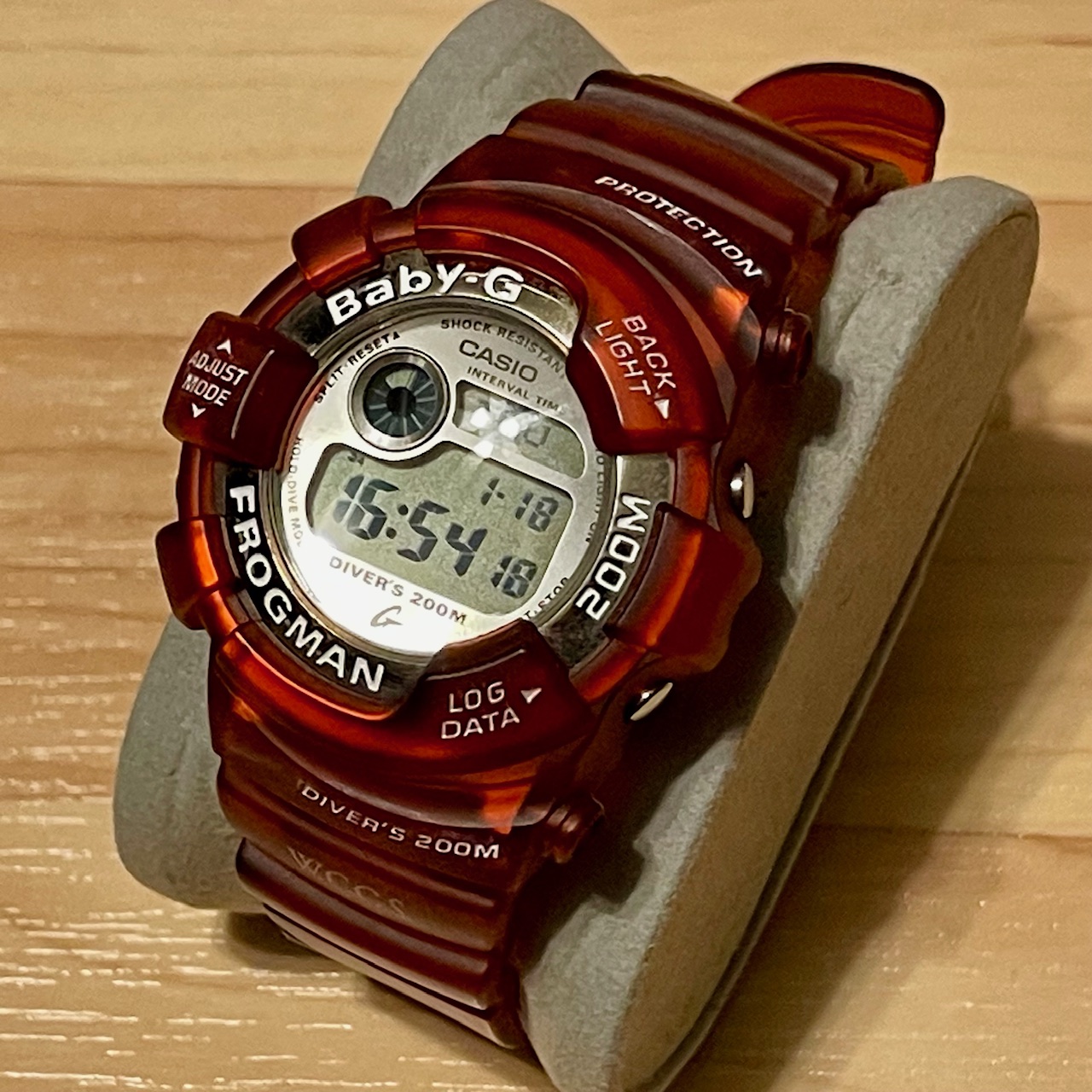 WTS] Casio G-Shock Baby-G Frogman Candy Apple Red Custom Jelly 