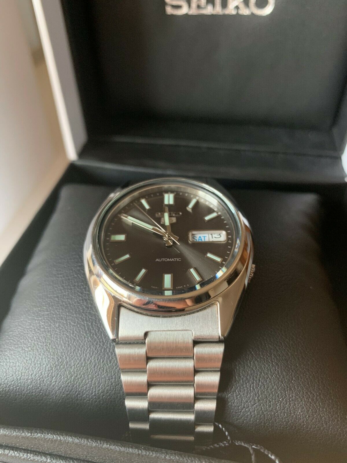 Seiko 5 Automatic Mens Watch SNXS79K Grey Face - BOXED & EXCELLENT ...