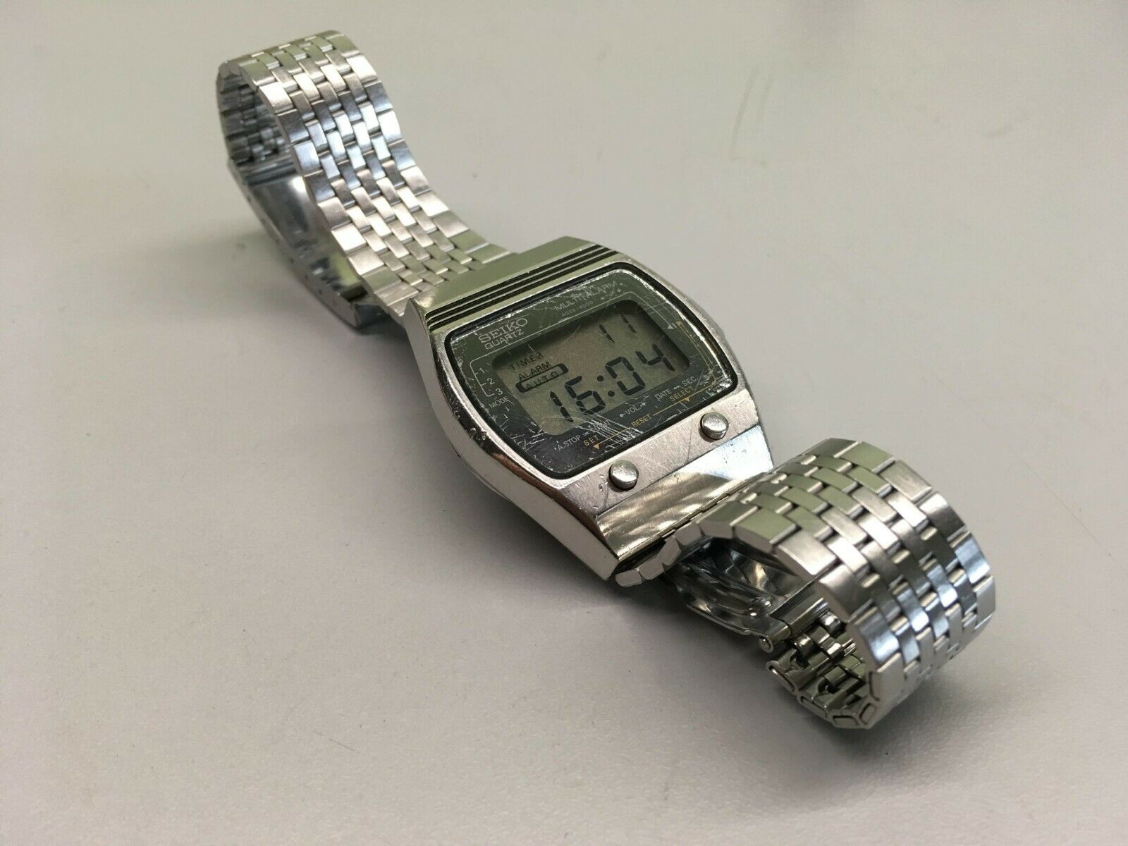 Vintage SEIKO A029-4000 digital LCD watch all original new