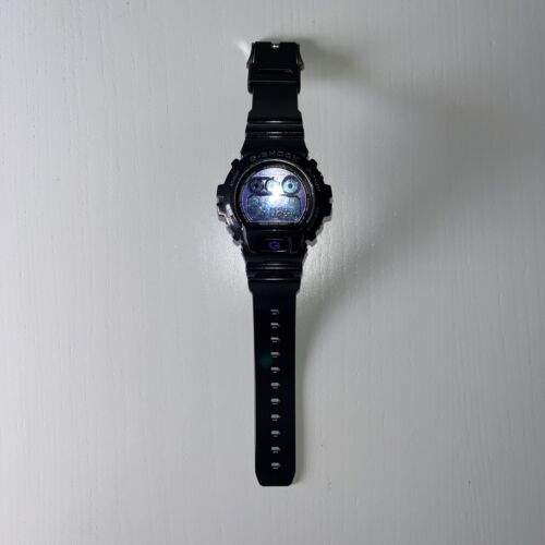 Casio G-SHOCK 3230 Men's DW-6900MF RARE BLACK/PURPLE Watch Great
