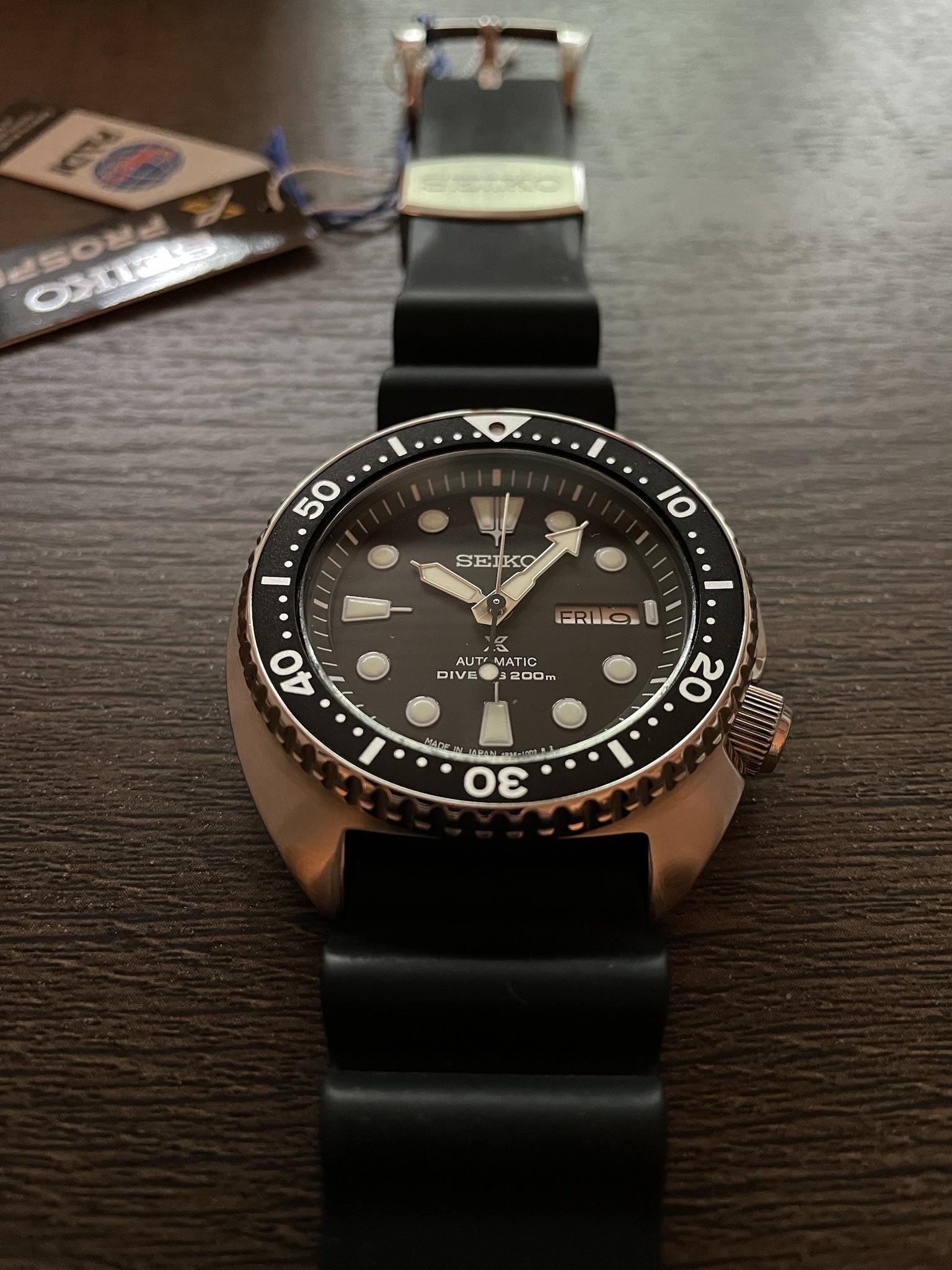 Used seiko online turtle