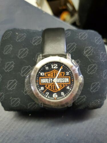 bulova harley davidson mens watch leather band 2003 hd New jl WatchCharts Marketplace