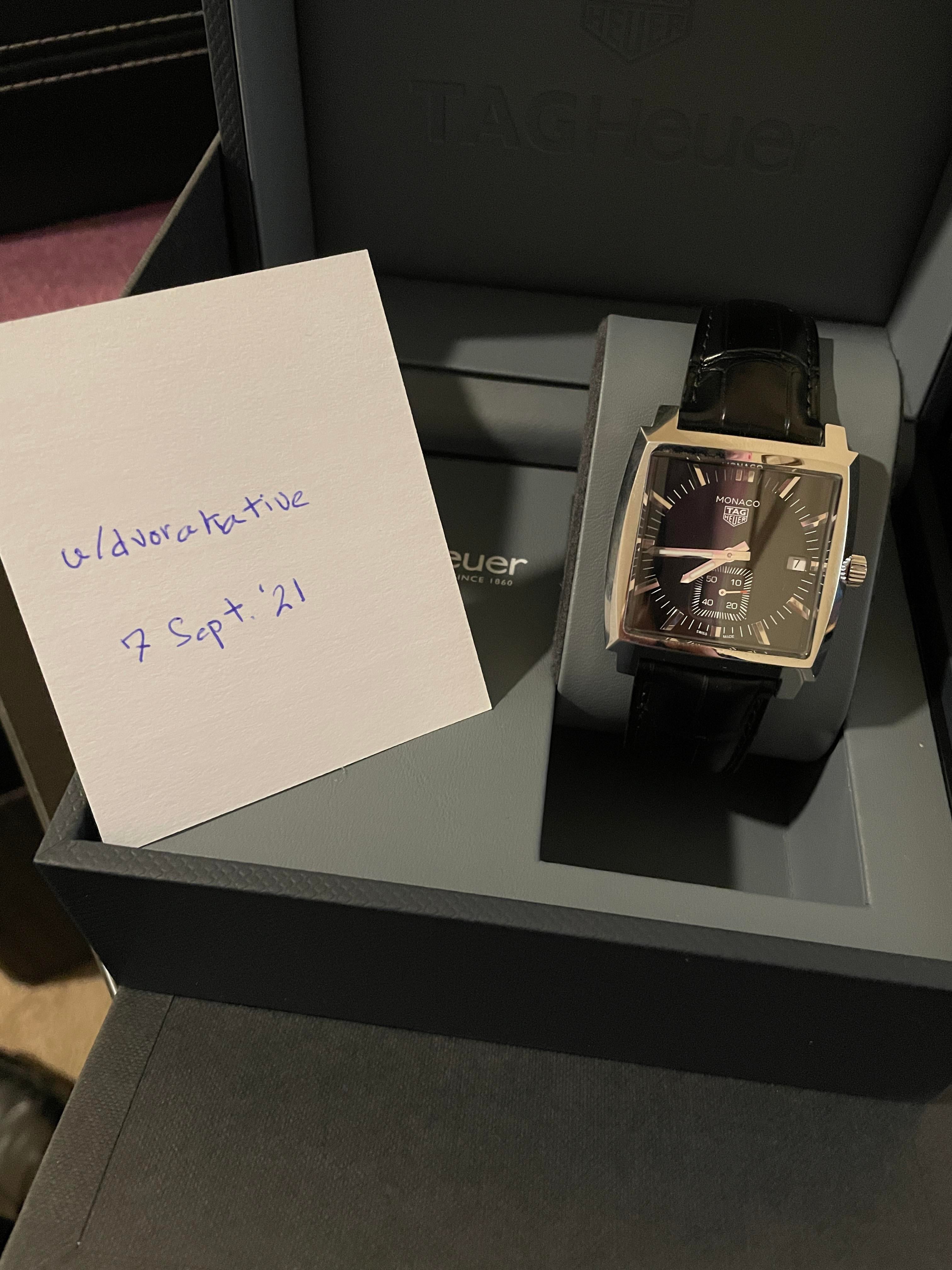 WTS Tag Heuer Monaco Quartz WatchCharts