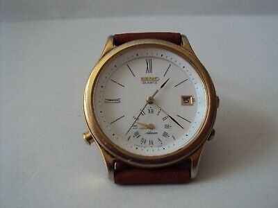 RARE SEIKO 5T32 6A29 QUARTZ ALARM MEN WATCH JAPAN MADE WatchCharts