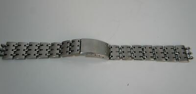 AUTHENTIC VINTAGE SEIKO RAILROAD BRACELET FOR SEIKO 6139 6012 USED