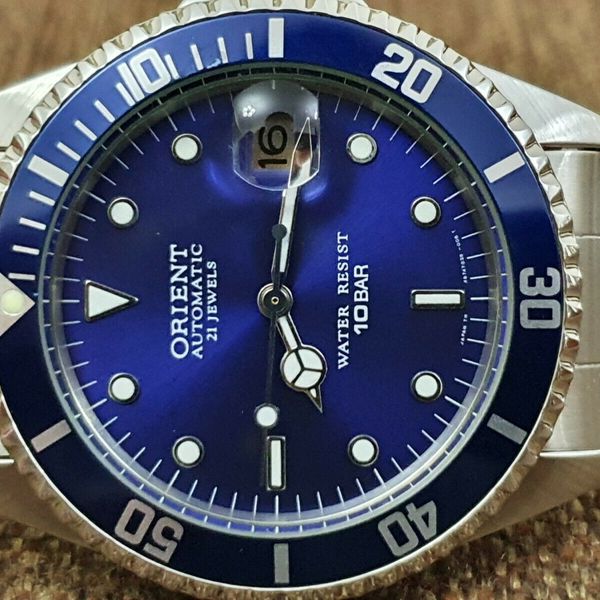 Orient President Blue Submariner 2ER00002D0 Automatic Sport Watch