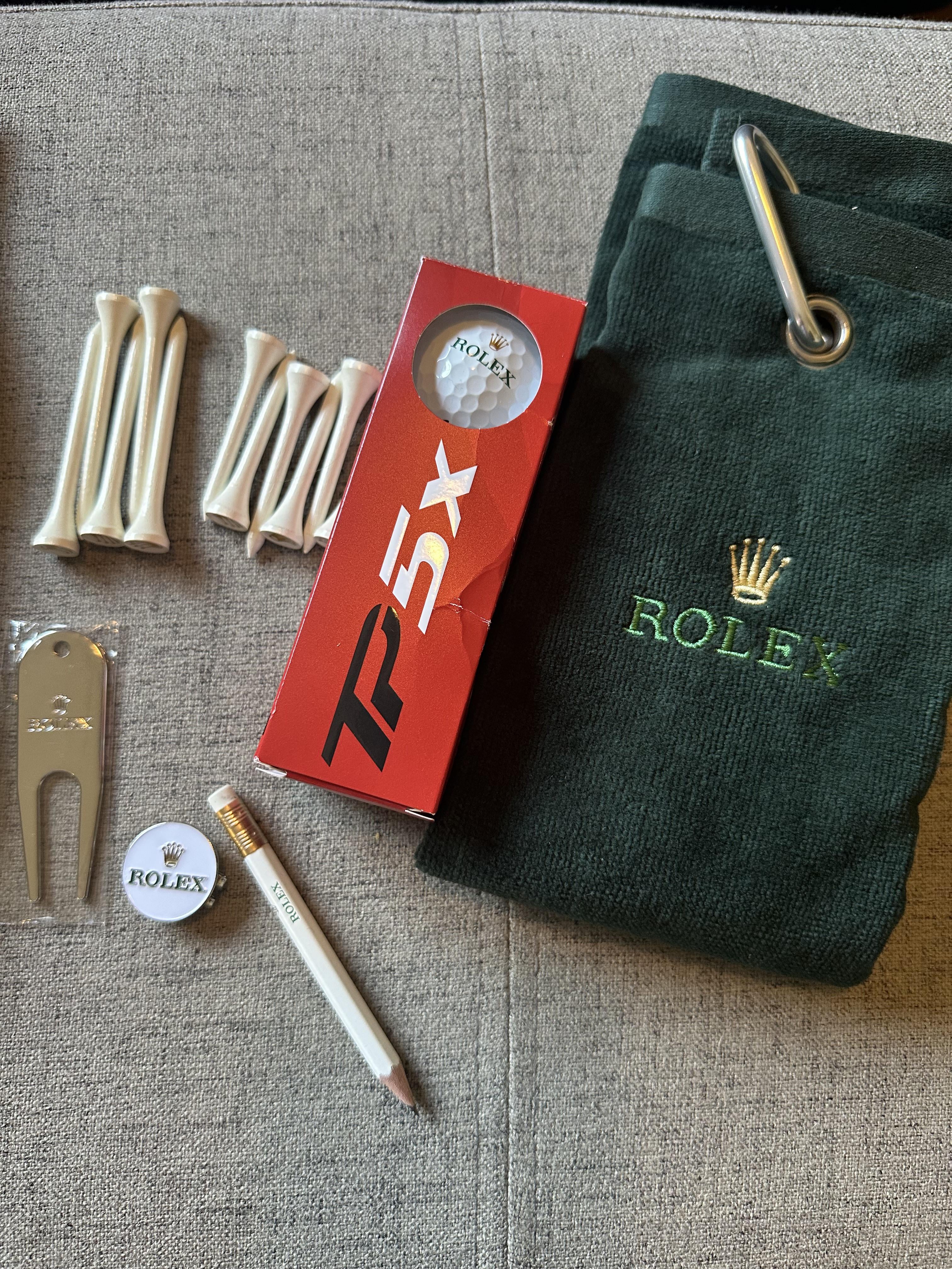 Rolex best sale golf accessories