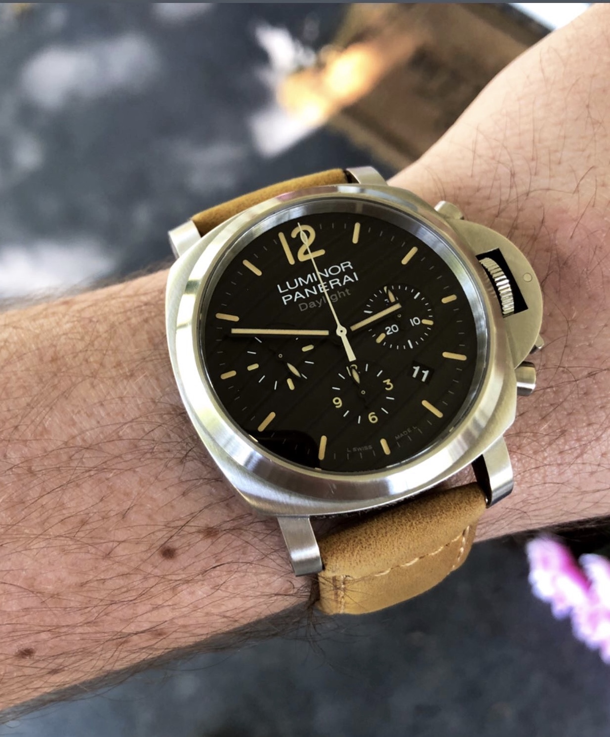 FS Panerai Luminor Daylight Chronograph PAM 356 FULL SET