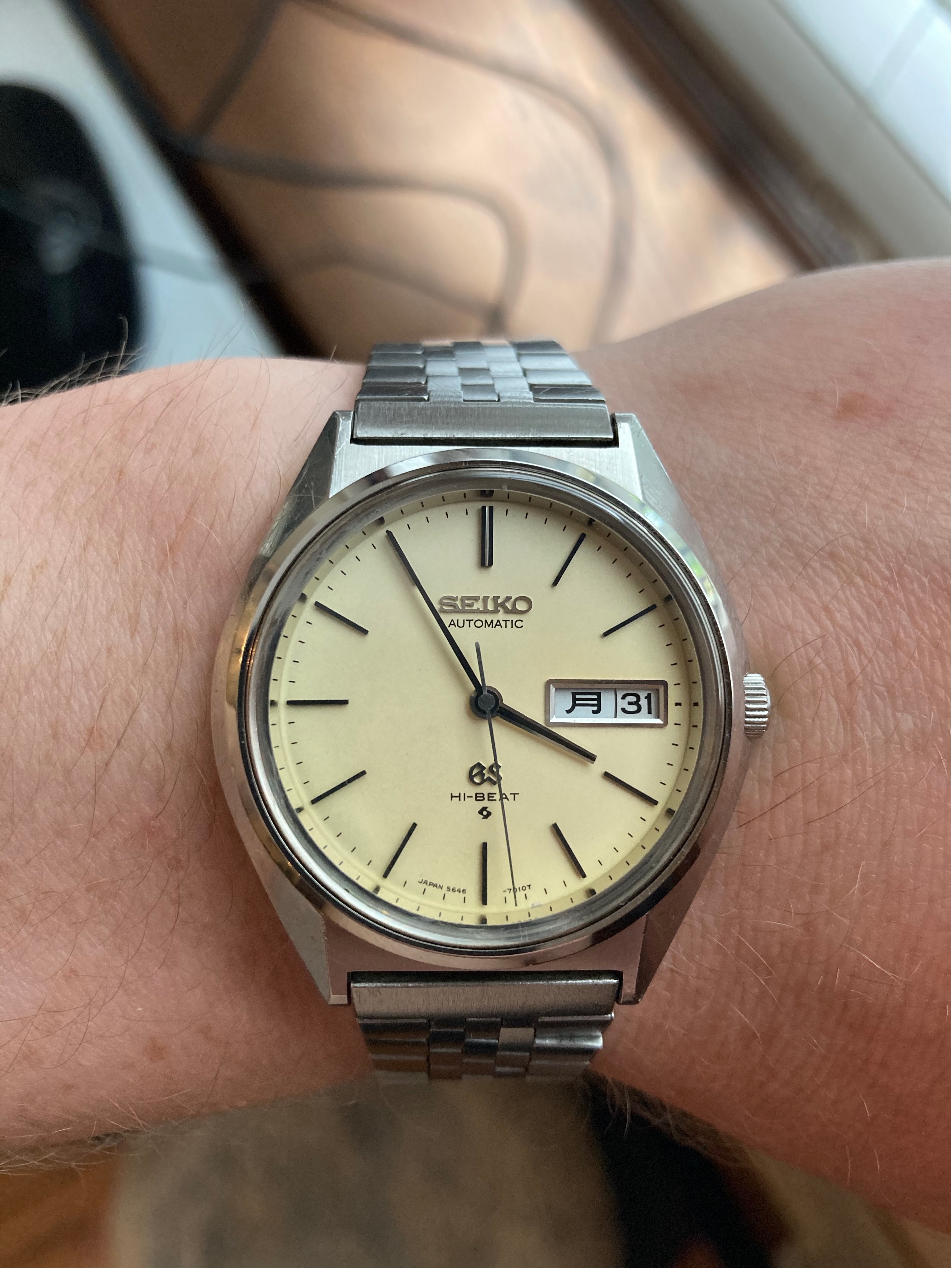 FS: Vintage Grand Seiko 56GS 5646-7010 on Original Bracelet