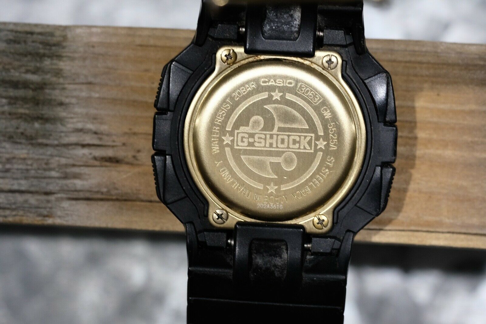 Rare CASIO G-SHOCK 25th Anniversary Dawn Black GW-5525A Tough