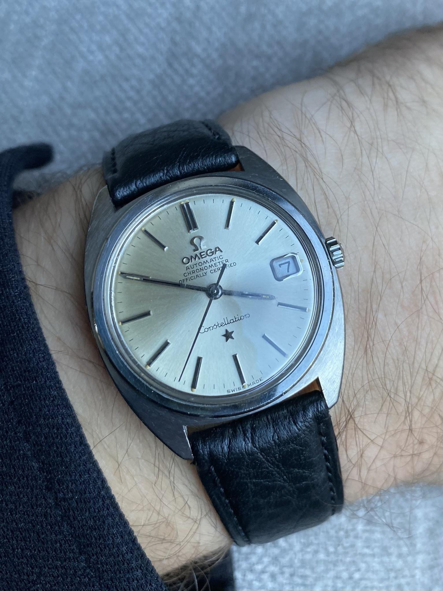 WTS Omega Constellation C shape date ref. 168.017 WatchCharts