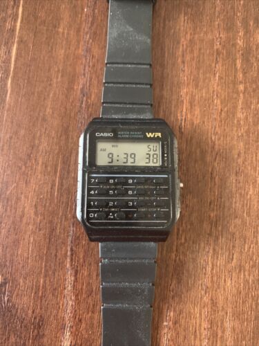 Casio CA53W Calculator Watch 437 Module Alarm Chronograph Dwight Watch  Halloween | WatchCharts