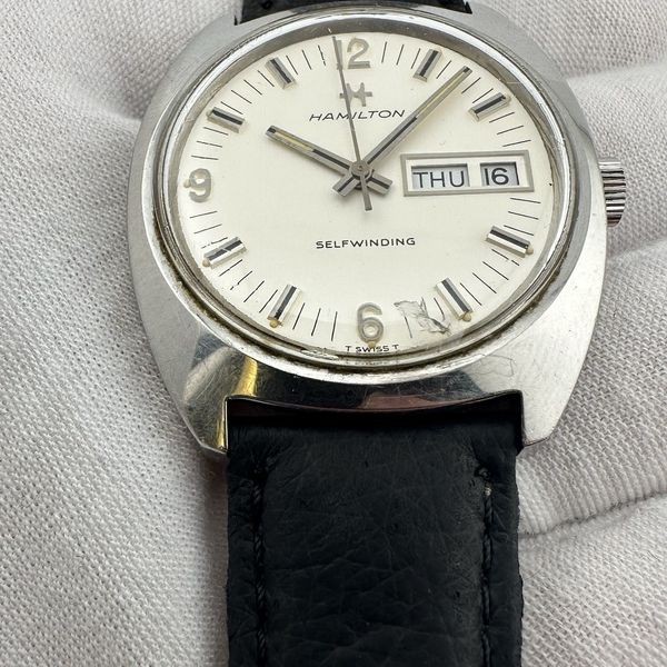 1970s HAMILTON Mens Automatic Watch Cal 837 17 Jewels Day/Date Swiss ...