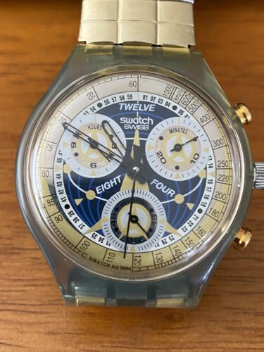 SWATCH CHRONOGRAPH Twenty-Two ( 22 ) jewels - AG 1992 WORKING! |  WatchCharts Marketplace