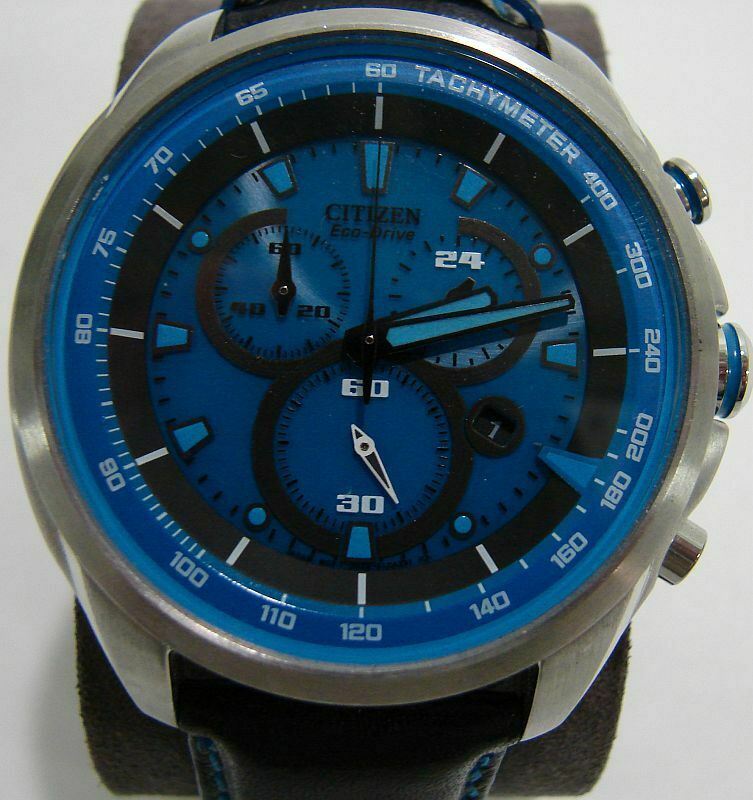 Citizen hot sale tachymeter blue