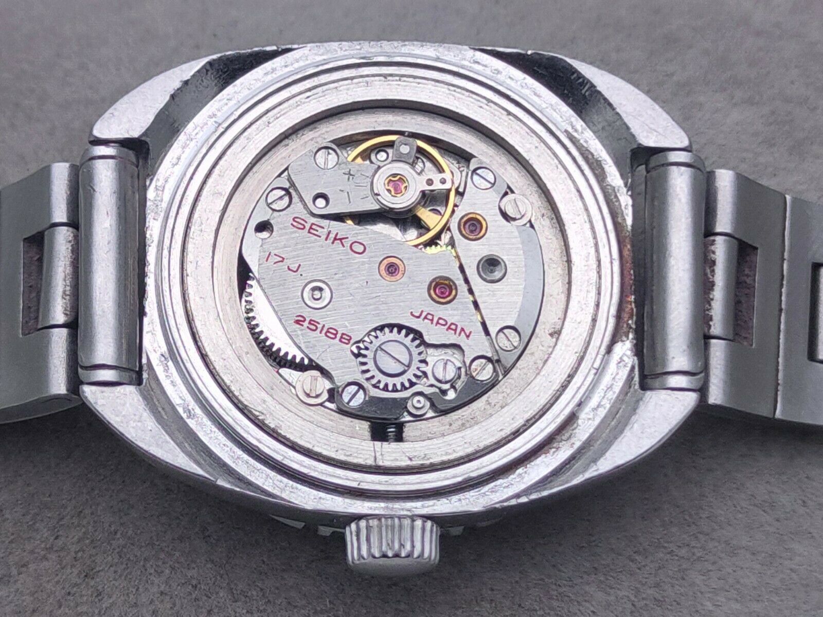 Vintage Seiko Chorus Echo Rally Dial 17J 2518-0180 Manual Wind