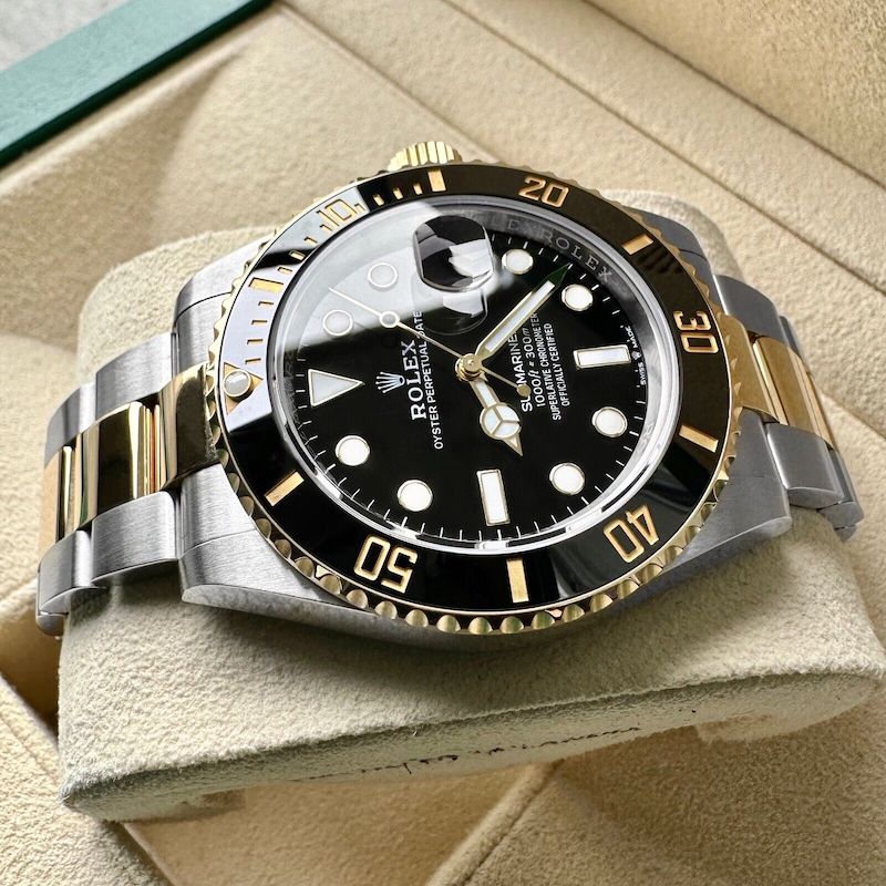 Rolex submariner clearance two tone ceramic